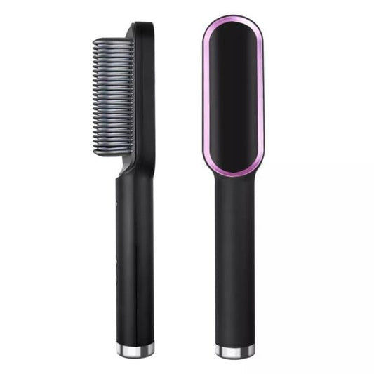 Hair Straightener Iron Brush