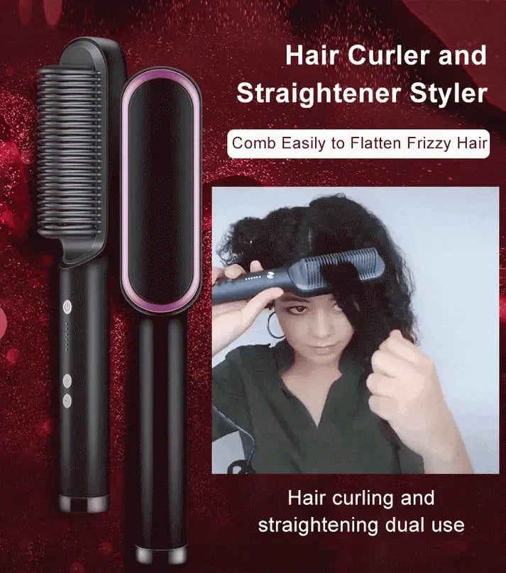 Hair Straightener Brush