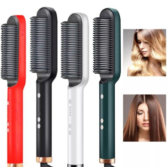 Hair Straightener Iron Brush
