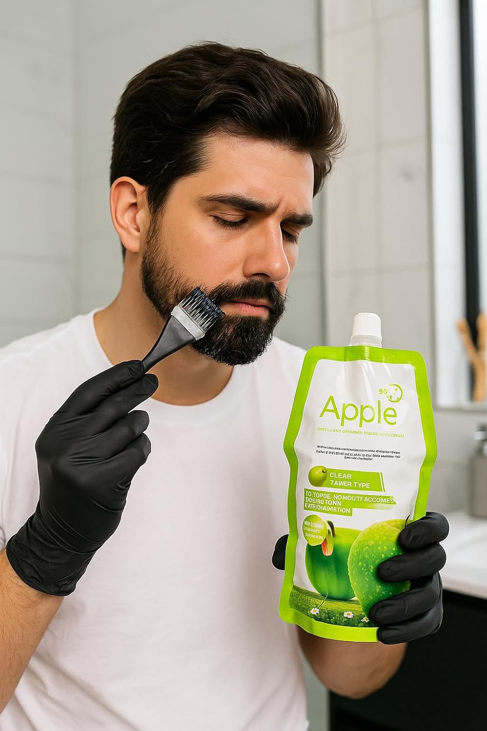 Original Apple Hair Colour in Pakistan | Apple Hair Colour Professional Dark Brown – Natural Black,Ammonia-Free (2x 500ml)