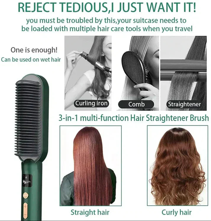 Hair Straightener Brush